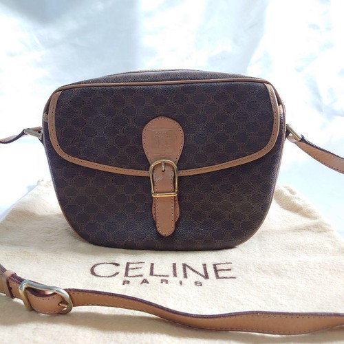 CELINE Shoulder Bag, Classic Design, Brown Leather, Used