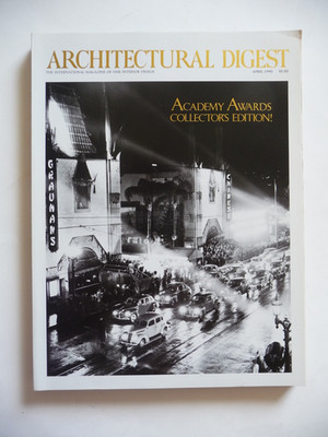 ARCHITECTURAL DIGEST APRIL 1990 ACADEMY AWARDS COLLECTOR'S EDITION!