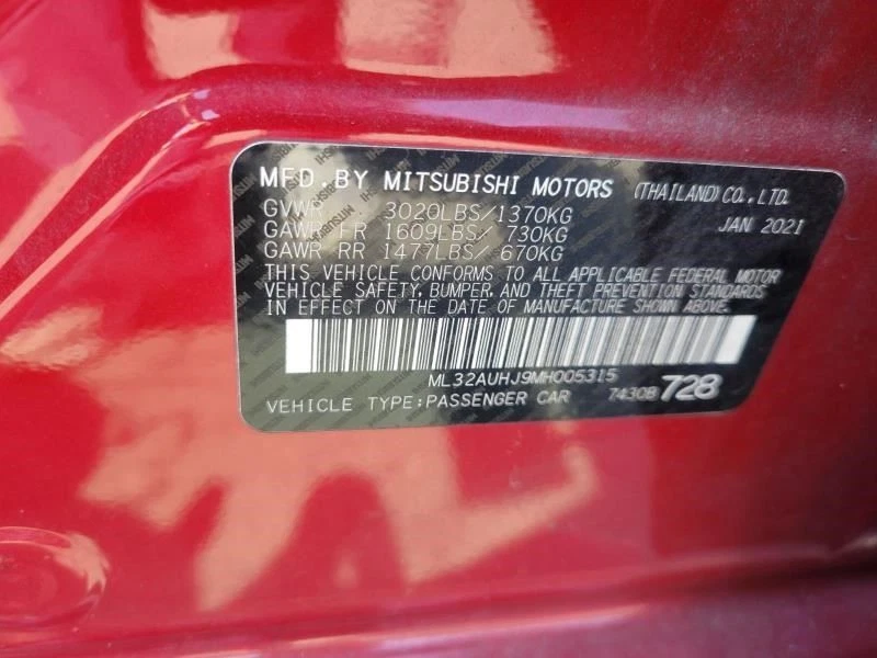 ASIENTOS TRASEROS MITSUBISHI MIRAGE 2014-2024 6912B126XA 6902C444XA 6902C443XA 6912B229 Foto 4 de 4