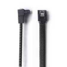 SATA 3 Data Cable Female To Female 1m 3.3ft Locking Latch 90-Degree Plug