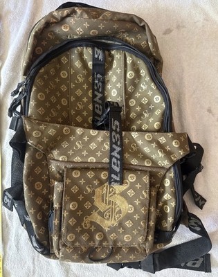 backpacks louis vuitton LOUIS VUITTON Palm Springs PM Monogram Black Leather Backpack
