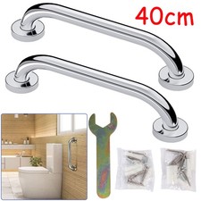 16" Bathroom Shower Grab Bar Handle Safety Hand Rail Support Bar Stainless Steel