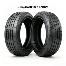 Set Of 2 Excellent 23545zr18 98w Ultra High Performance Tires For Suv