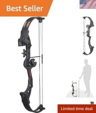 Youth Compound Bow for Kids 8-12 | Bear Brave 26-Inch with Extra Safety Gear