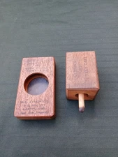 Vintage M.L. Lynch Jet Slate Peg and Box Turkey Call Liberty Miss (B)