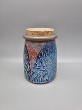 A Studio Pottery Stoneware Pot By Diana Worthy, Crich Pottery. H - 6.5".