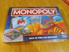 Monopoly Space Board Game By Hasbro Gaming New In Sealed Box