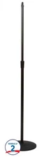 On-Stage MS9212 12-inch Round-base Mic Stand (2 Pack)