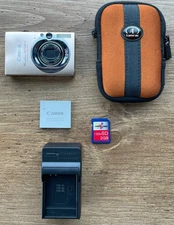 Canon PowerShot SD1100 IS 8.0MP Digital Camera with/ Charger,SD Card - Tested