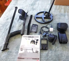 USED well cared for XP Deus 1 metal detector Version 4.0 software