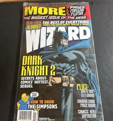 Wizard The Comic  Magazines January 2001 Cover 2  #112 Sealed Gg3