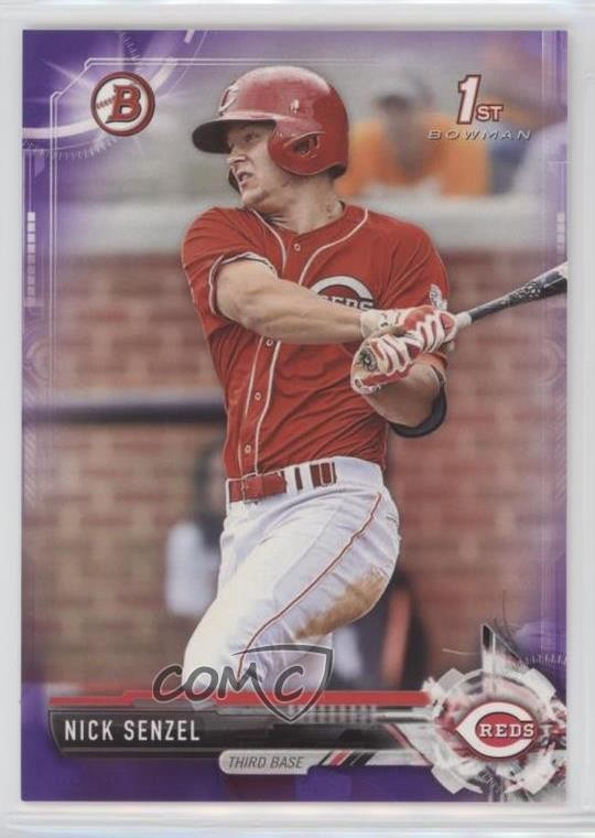 2017 Bowman Prospects Purple 23/250 Nick Senzel #BP1 1b8