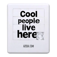 'Cool People Live Here' Sliding Puzzle (PZ00035608)