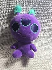 Aurora World Plush Purple 3 Eyed Galactic Cuties TWITCH LIGHT UP ALIEN Eyes Lght