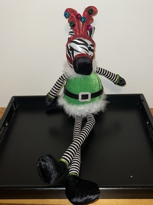 Whimsical Zebra In Christmas Holiday Costume 23 