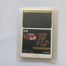 Shinobi - NEC PC Engine HuCard - Complete CIB - NTSC-J JAP JAPAN - US Seller