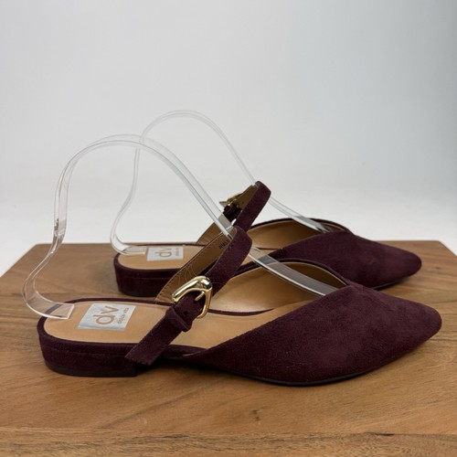 New Womens Dolce Vita Domainica Faux Suede Casual Slide Mules Size 8 M NWOB