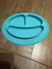 Nuby Sure Grip Miracle Mat 3-Section silicone plate designed for toddlers