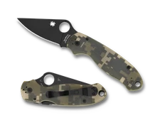 Spyderco Knives Para 3 Liner Lock Digital Camo G-10 Blackened S45VN C223GPCMOBK