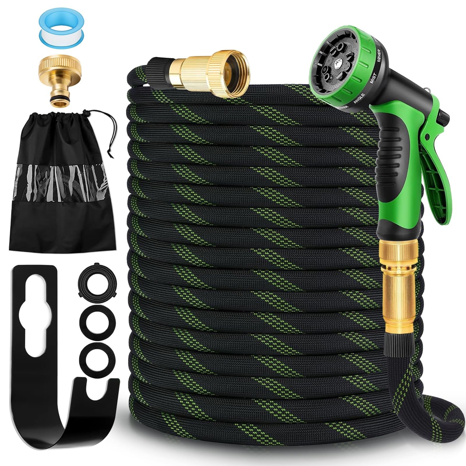Offerta Tubo Giardino 15m weiclianhp: Pistola 10 Funzioni in Ottone