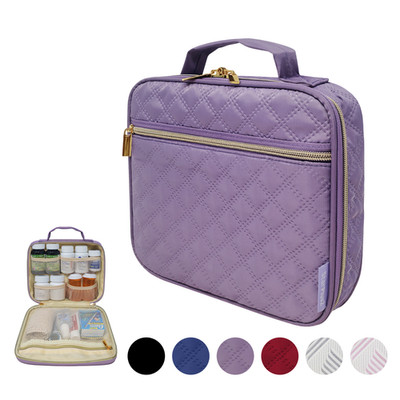 StarPlus2 Medium Padded Pill Bottle Organizer, Slim Medicine Bag
