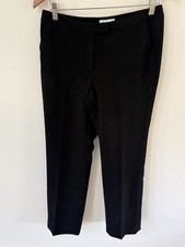 Calvin Klein Womens Size 4 Black Straight Leg Dress Pants High Rise Career Work
