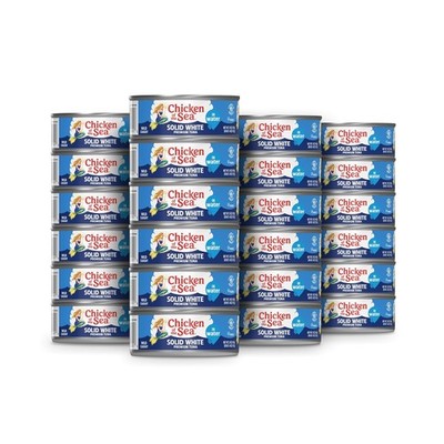 Chicken of the Sea Solid White Premium Albacore Tuna in 5 Ounce (Pack 24) 
