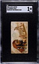 1888 Allen & Ginter N19 Edward Teach Blackbea...