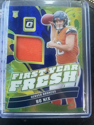2024 Donruss Optic - Bo Nix First Year Fresh Patch (RC) #FYF-BNX