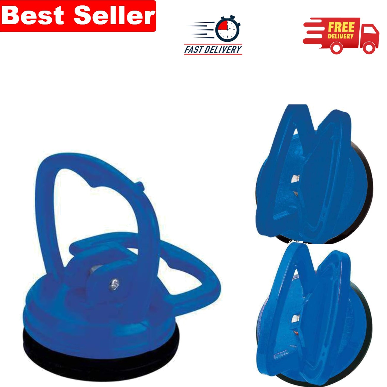 15kg Suction Pad in Blue - Durable Tool for Lifting and Moving Awkward Items