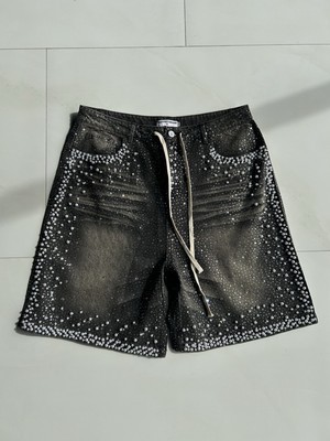 Vale Valley Forever Dreams Rainforest Jorts Rhinestones Size 36 B