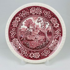 Villeroy&Boch Rusticana rot 6 speiseteller 26 cm 1958- 1970er vintage porzellan