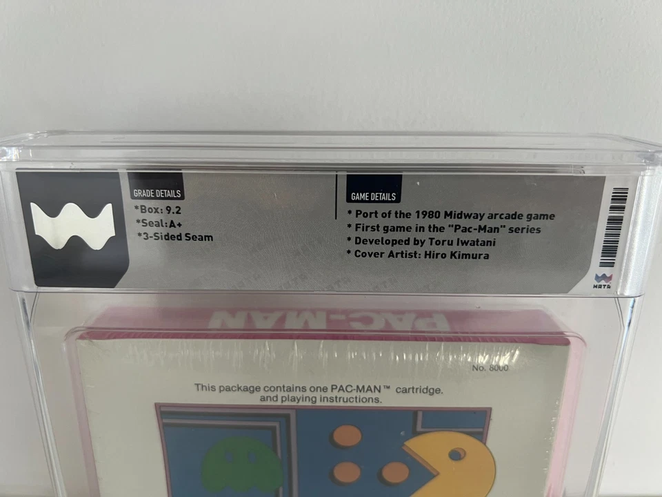 Pac-Man (Intellivision) WATA 9.2 A+ New Sealed Graded VGA CGC PSA Pink Box 1st! - Image 3 of 4