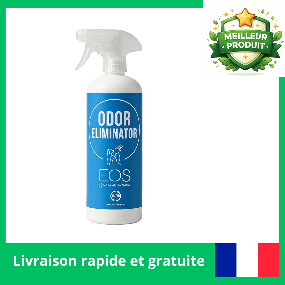 Nettoyeur enzymatique 1L pour enlever les taches et odeurs de chat sur le lit