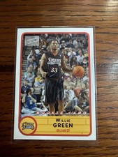 03-04 Topps Bazooka Willie Green Rookie Card (Philadelphia 76ers) #269. rookie card picture