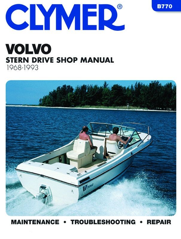 Revue technique Volvo Stern 68-93 pour réparer et entretenir le moteur sans garage