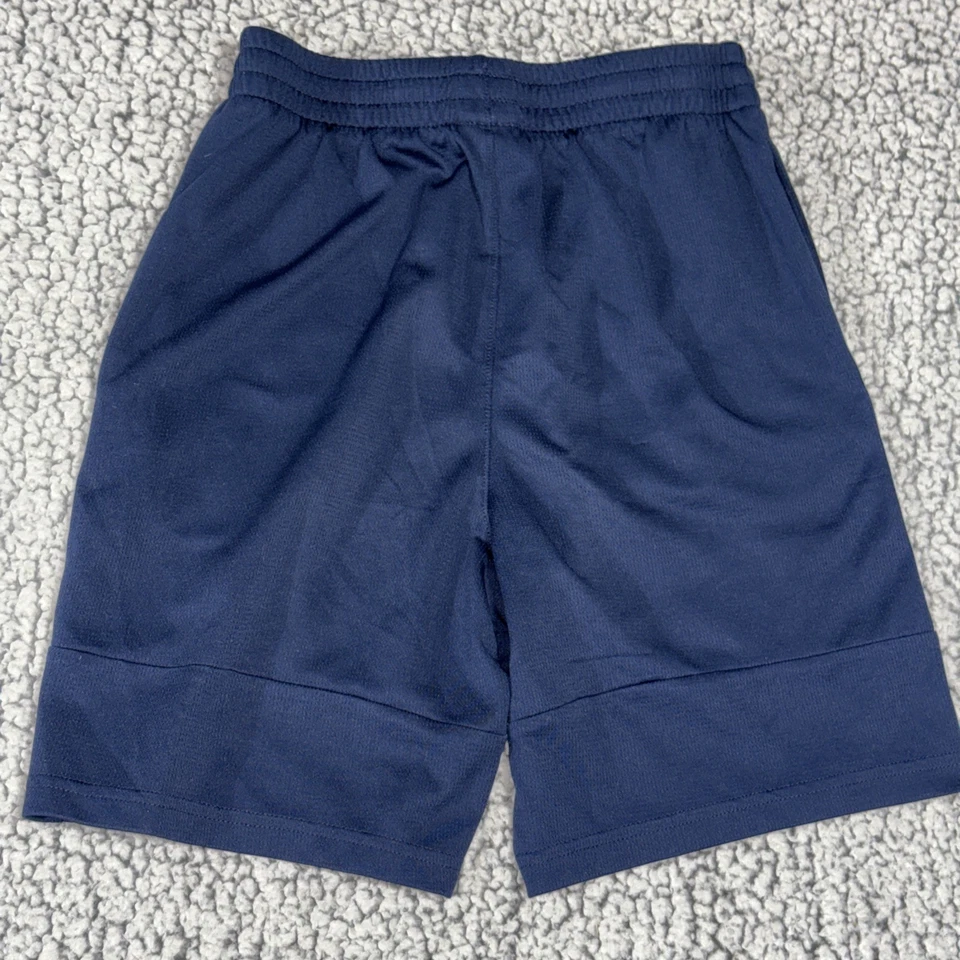 Pantalones Cortos Adidas Niños Baloncesto Atléticos Azul con Rayas Naranja Talla M (10/12) Foto 4 de 4