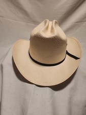 Men's DORFMAN Pacific Youngan Cowboy Western Rigid Straw Hat Size Large
