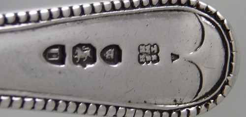 BEAD TEASPOON STERLING BY Holland, Aldwinckle & Slater LONDON 1895 - Picture 3 of 3
