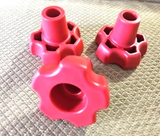 QTY-3 Curt Bulldog Red Knob Top-wind Jack Universal fit Hammerblow Draw-Tite 3PC