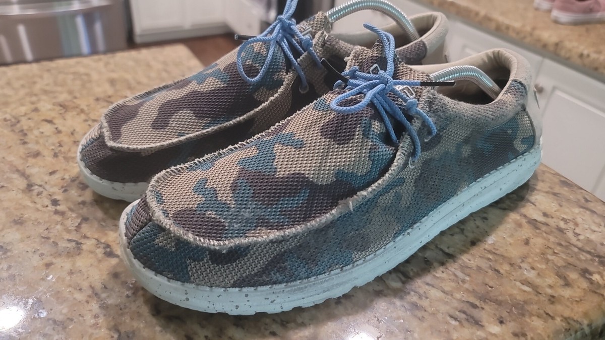Hey Dude Wally Sox Safari Camo Men display picture 1