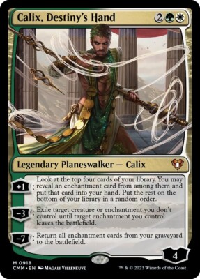 Calix, Destiny's Hand 918 M Commander Masters MTG