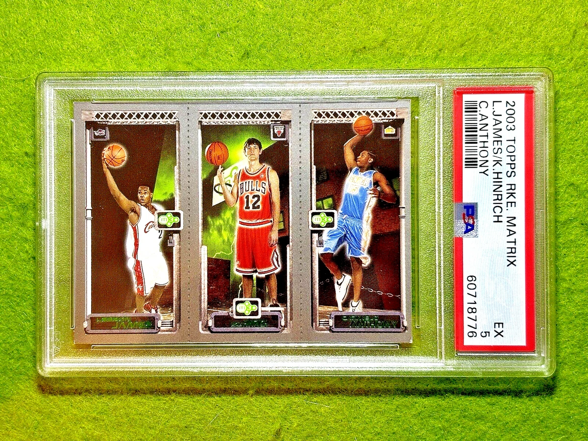 Topps Carmelo Anthony Basketball Rookie Sports Trading Cards
