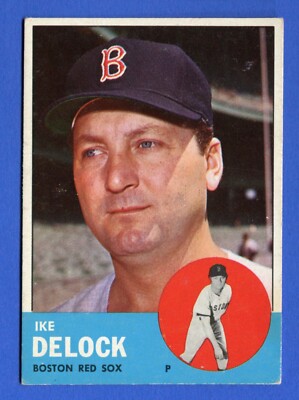 1963 Topps #136 Ike Delock VG-EX Boston Red Sox