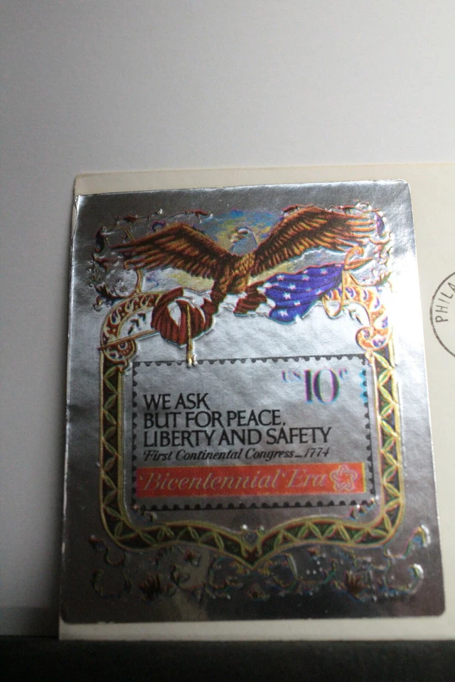 USPS FDC #1543-46 – 1974 10c First Continental Congress Set of 4 Ross  ST1003 - Image 4 of 4