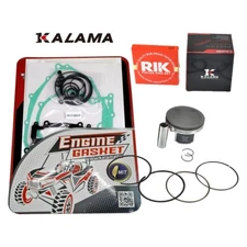 Top End Piston Kit & Complete Engine Gasket Set for Yamaha Raptor 700 06~23