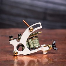 Handmade tattoo machine medium liner 5-14rs, Running 140-145 Hz 4.5 V Unloaded