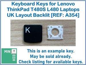 Tastatur Ersatz Tasten für Lenovo ThinkPad T480S L480 Laptops UK Hintergrundbeleuchtung