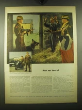 1947 U.S. Army Recruiting Service Ad - Jig's up, Jerry