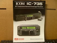Sales Flyer Brochure For Icom IC-735 Amateur HF Transceiver